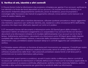 Area registrazione e controlli KYC Kingmaker senza dati personali