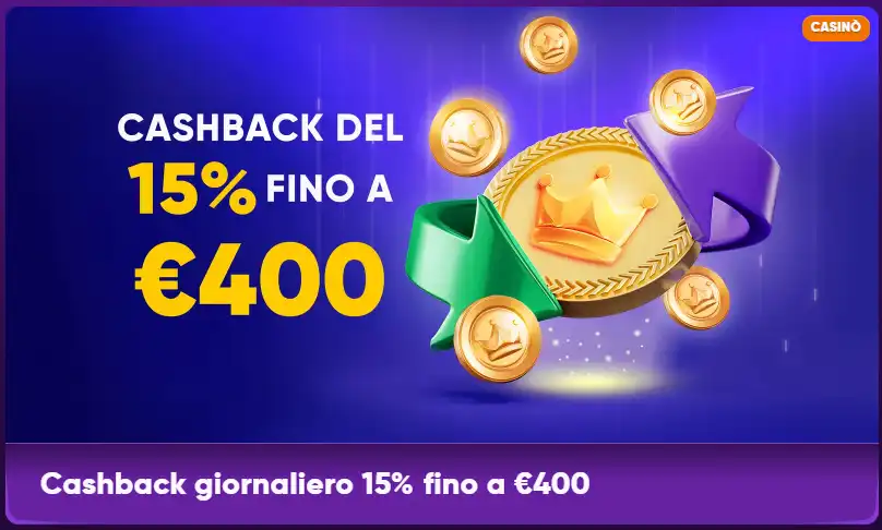 Termini correnti della promozione cashback giornaliero Kingmaker in italiano